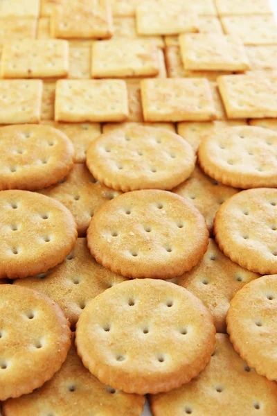 Heerlijke crackers close-up — Stockfoto