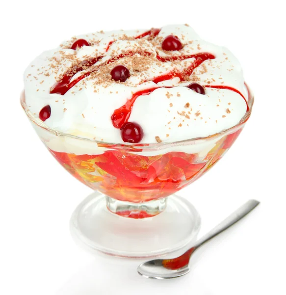 smakelijke gelei geïsoleerd op wit