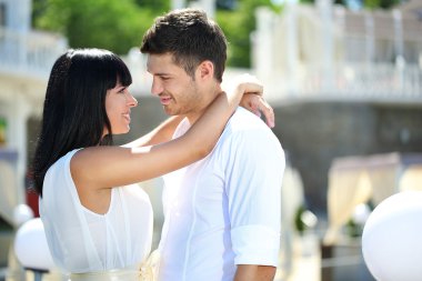 güzel genç Romantik Çift