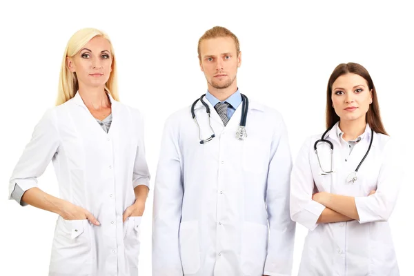 Medical workers isolated on white — Stock Photo, Image