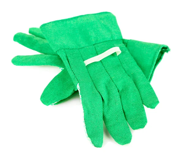 Gloves for work isolated on white — Stock Photo, Image