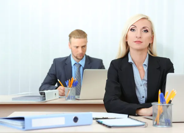 Office workers in workplace — Stock Photo, Image