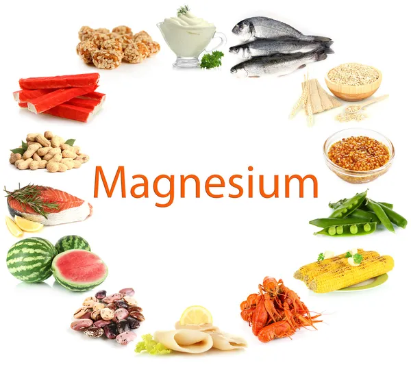 Productos que contienen magnesio — Foto de Stock