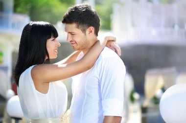 güzel genç Romantik Çift