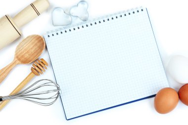 pişirme bir kavram. temel pişirme malzemeleri ve mutfak araçları kapat