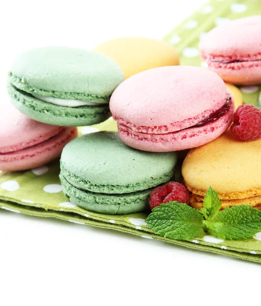 Macaroons suaves close-up — Fotografia de Stock