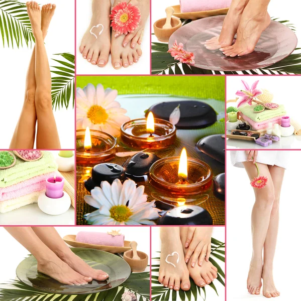 Spa collage Stock Image
