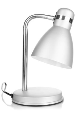 Masa lambası beyaz üzerine izole
