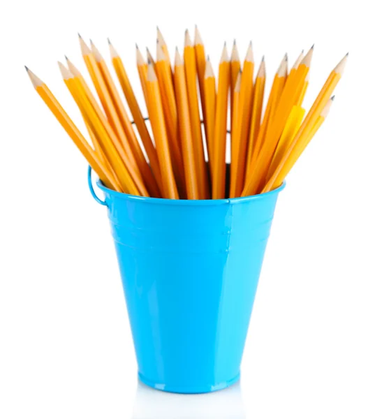 Colorful pencils and other art supplies — Stock Photo, Image