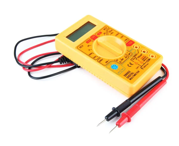 Multimeter isoliert auf weiß — Stockfoto