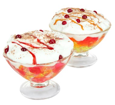 smakelijke gelei geïsoleerd op wit