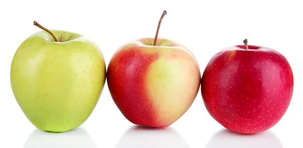 Sweet apples isolated on white — Stock Photo, Image