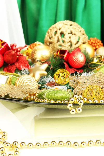 Christmas decorations close up — Stock Photo, Image
