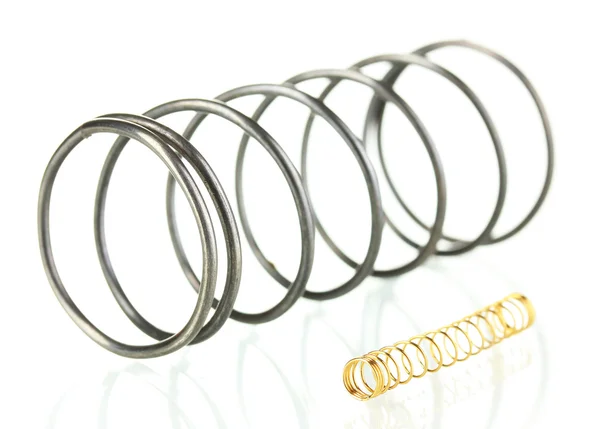 Coil spring isolated on white — Stock Photo, Image