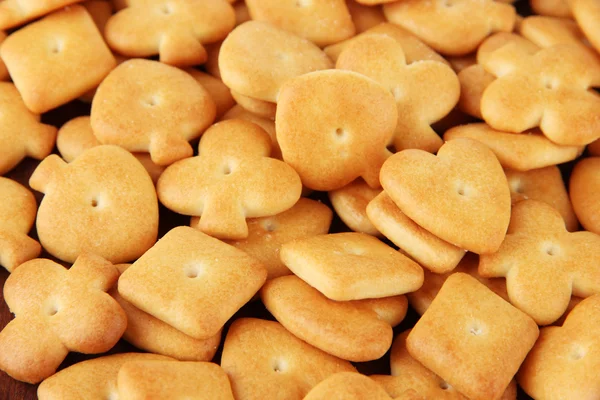 Heerlijke crackers close-up — Stockfoto