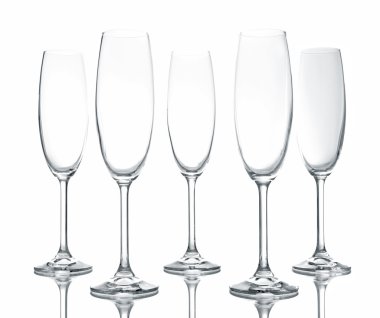 boş bardak beyaz izole