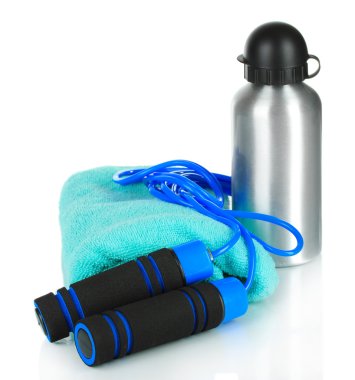 Beyazda izole edilmiş spor için farklı araçlar