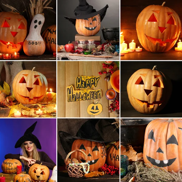 Collage de Halloween — Foto de Stock