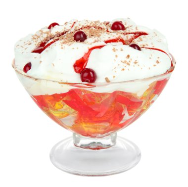 smakelijke gelei geïsoleerd op wit