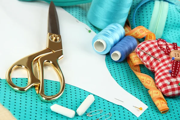 Sewing tools fashion design — Stock Photo, Image