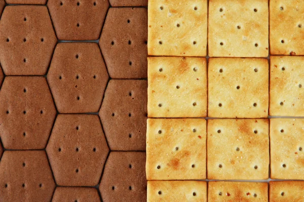 Deliziosi cracker da vicino — Foto Stock
