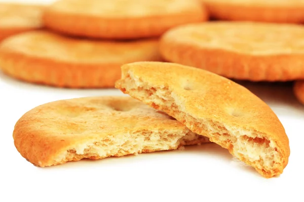 Delicious crackers close up — Stock Photo, Image