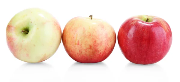 Manzanas dulces aisladas en blanco — Foto de Stock