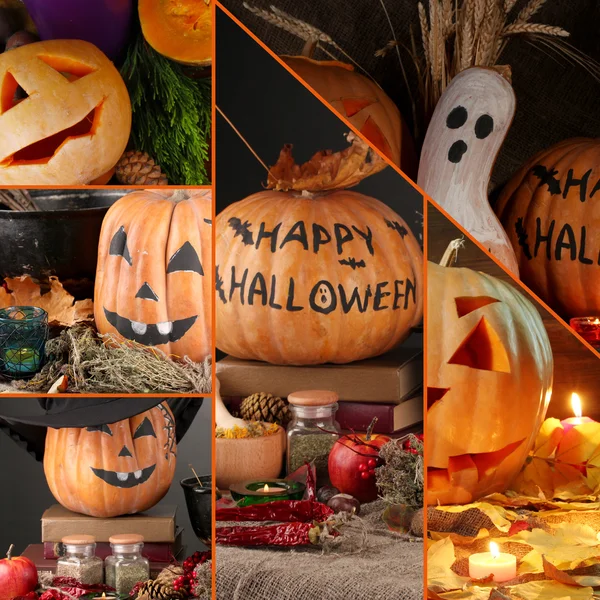 Halloween collage — Stockfoto