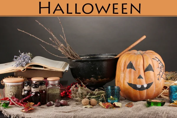 Enge halloween-laboratorium — Stockfoto