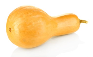 Olgun balkabağı beyaz izole