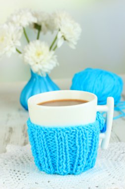 örme meselesinde fincanla yakın çekim