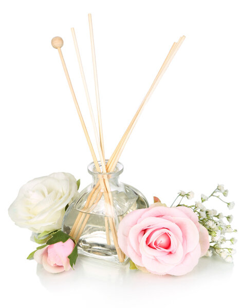 Aromatic sticks for home isolated on white
