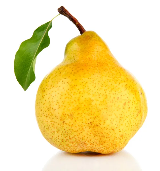 Juicy pear isolated on white — Stock Photo, Image