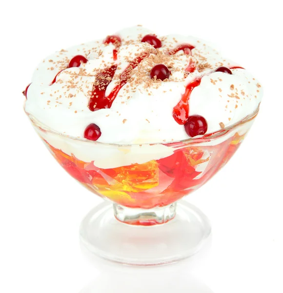 smakelijke gelei geïsoleerd op wit