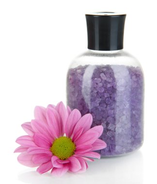 Aromaterapi mineral - beyaz izole renkli banyo tuzu