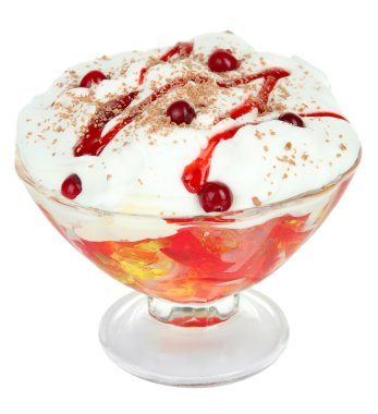 smakelijke gelei geïsoleerd op wit