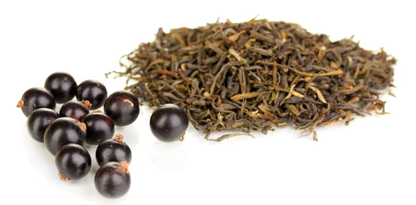 Té seco de bayas aislado en blanco — Foto de Stock