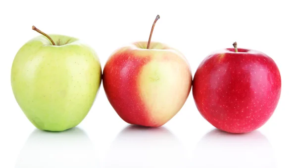 Sweet apples isolated on white — Stock Photo, Image