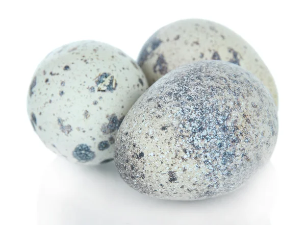 Křepelčí vejce izolované na bílém — Stock fotografie