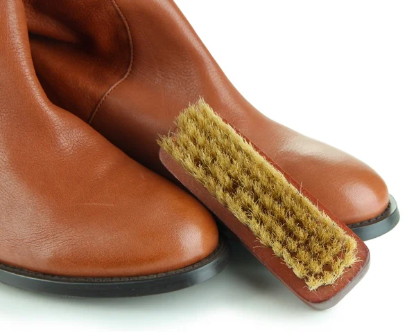 Shoe Polishing close up — Stock Photo, Image