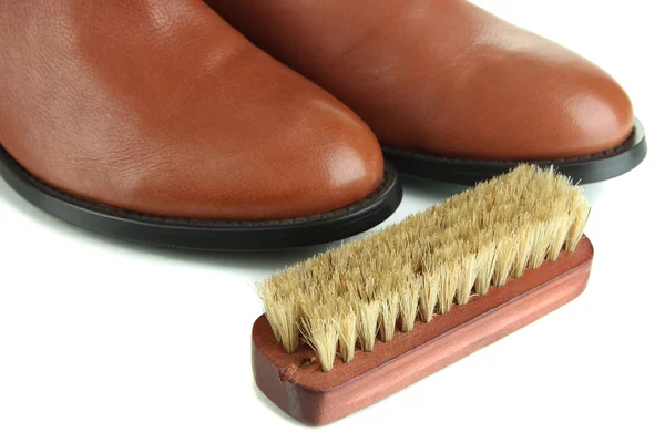 Shoe Polishing close up — Stock Photo, Image