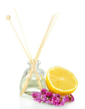 aromatik beyaz izole meyveli koku ile ev için sopa