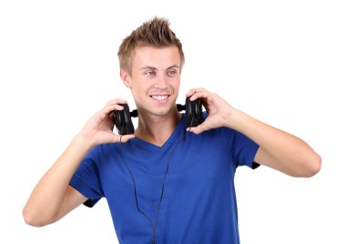 müzik yakışıklı genç