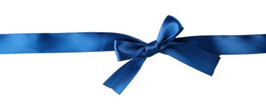 renk hediye saten şerit yay, üzerinde beyaz izole