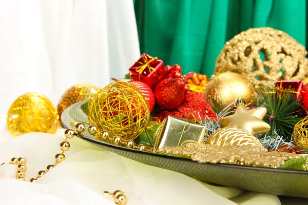 Christmas decorations close up — Stock Photo, Image