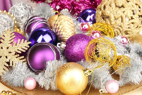 Christmas decorations close up — Stock Photo, Image