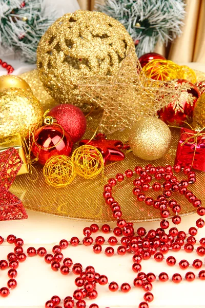 Christmas decorations close up — Stock Photo, Image