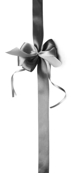 Color gift satin ribbon bow — Stock Photo, Image