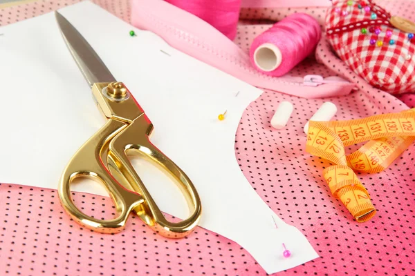 Sewing tools fashion design — Stock Photo, Image