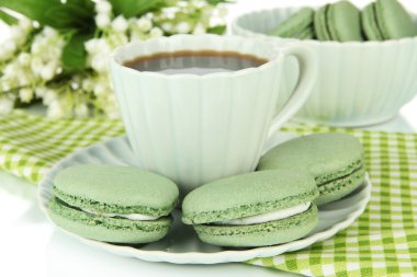 kahve ve kurabiye yakın çekim